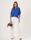 Blusa Elisa Azul Bic