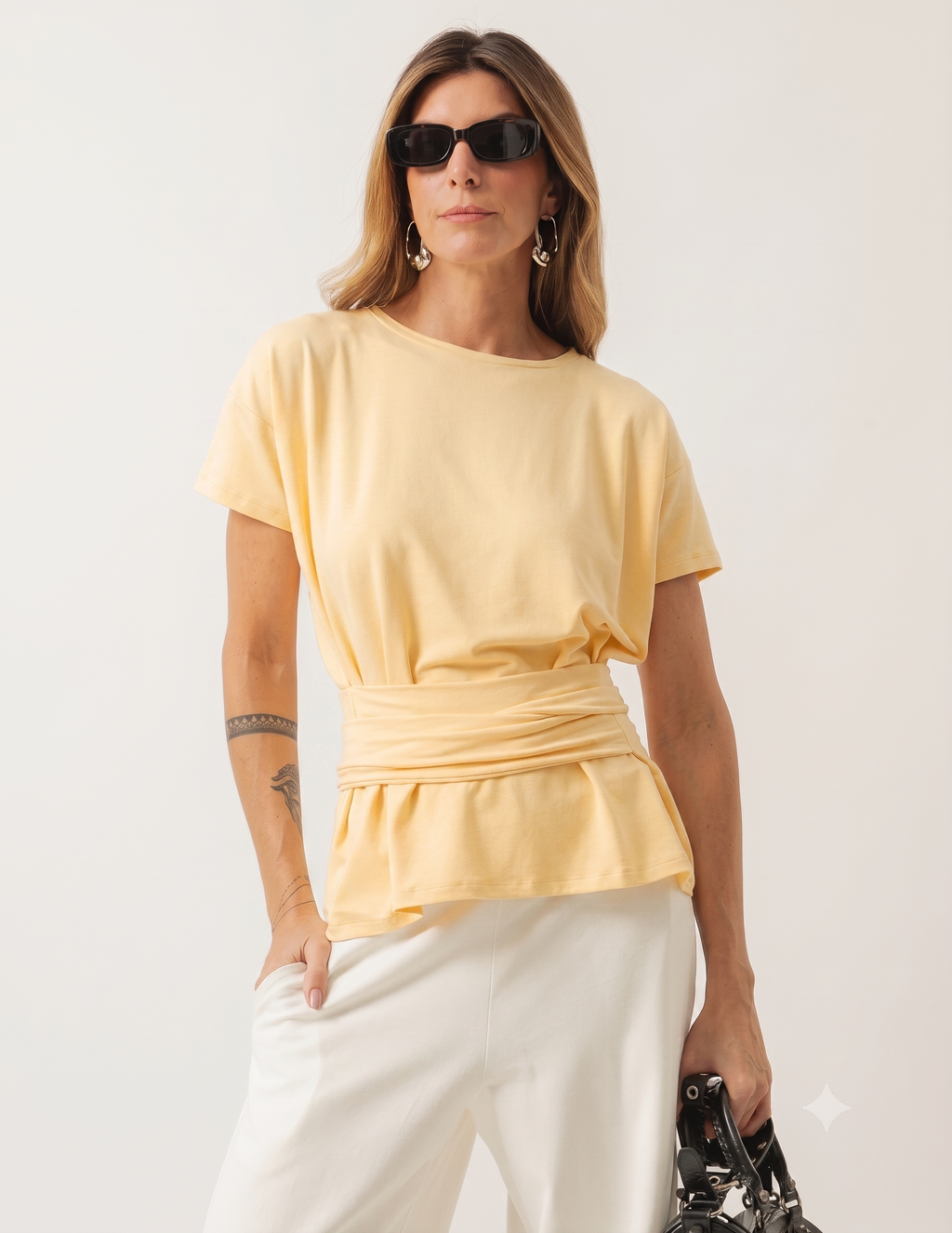 Blusa Haia Amarelo Manteiga