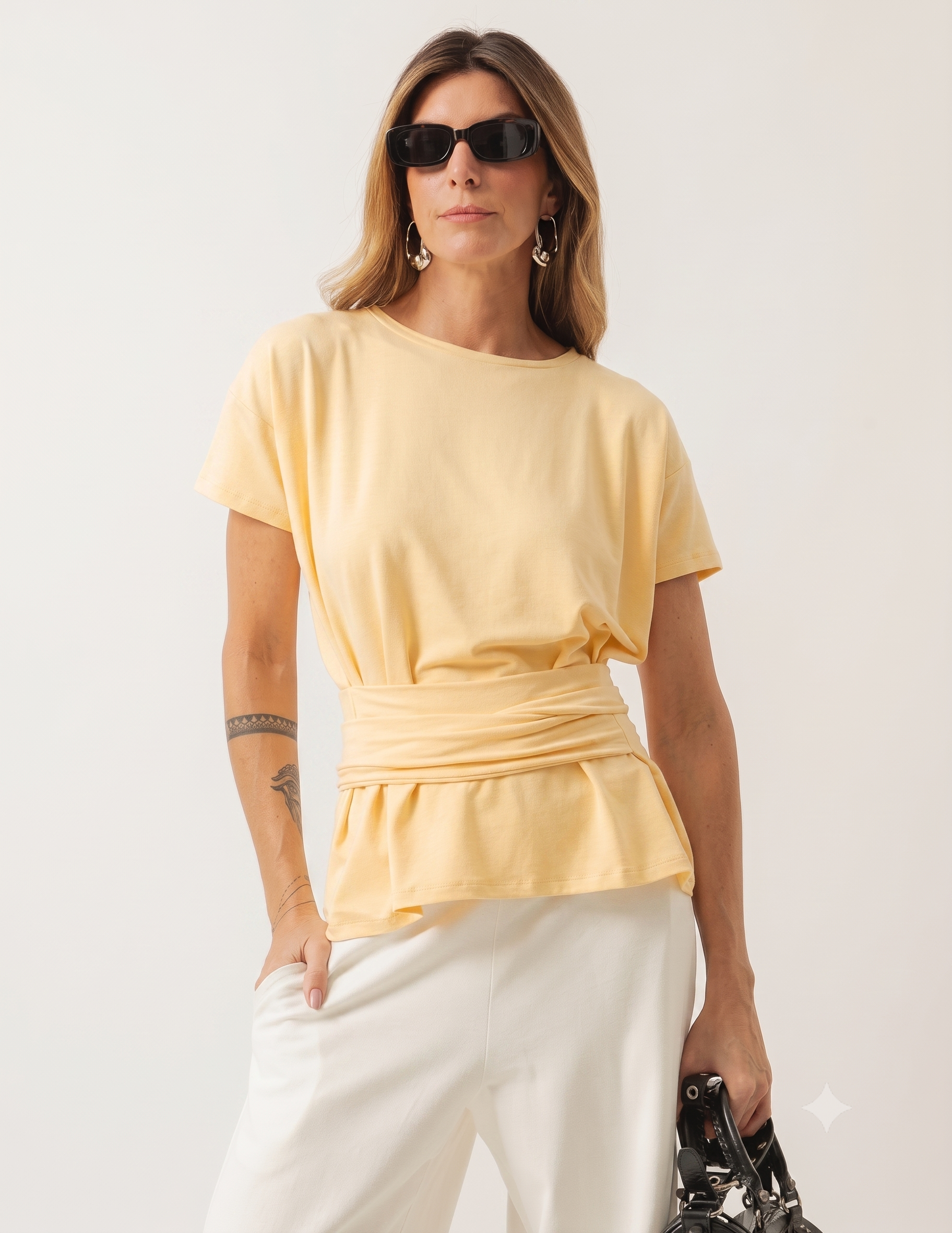 Blusa Haia Amarelo Manteiga