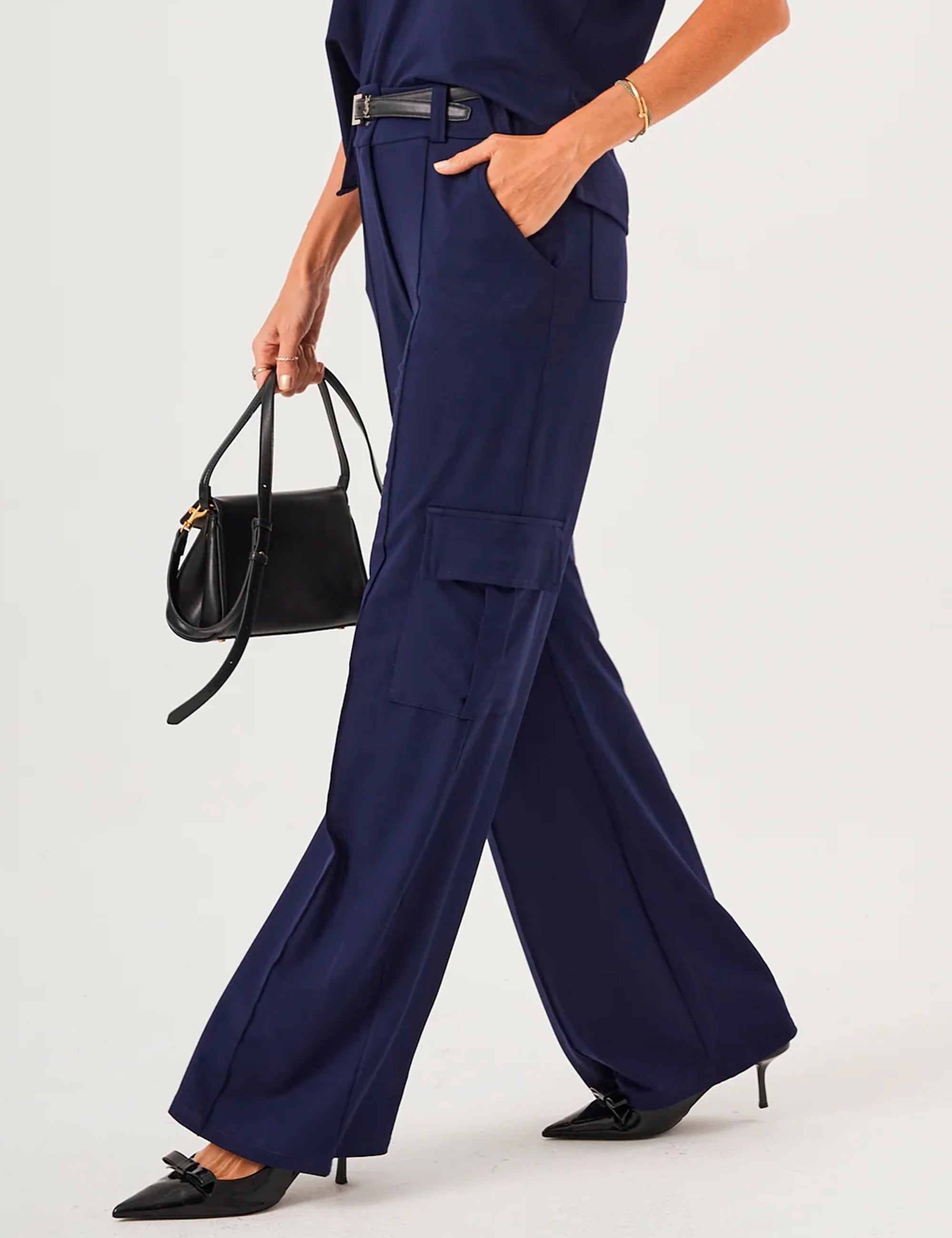 Calça Ophelia Azul Marinho