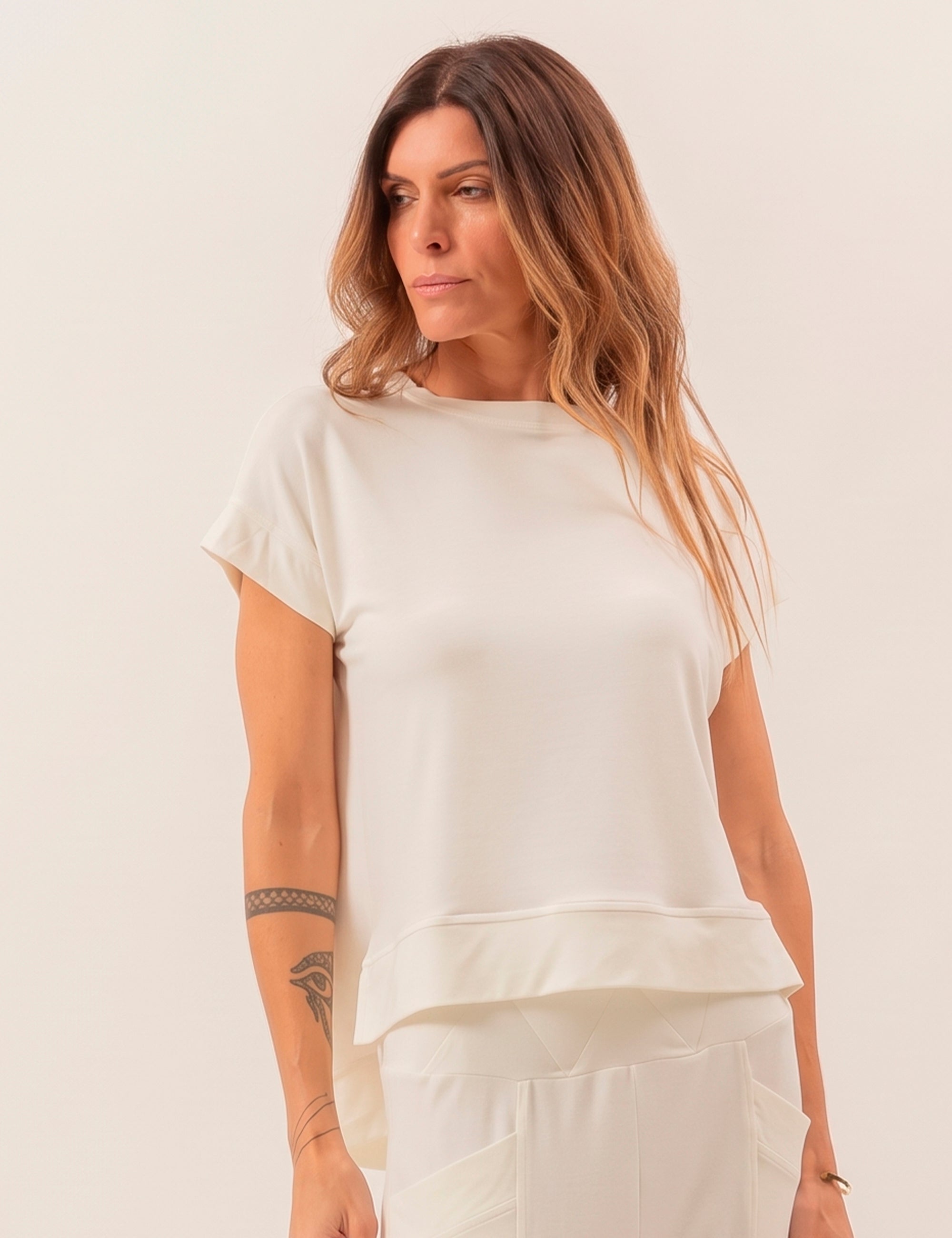 Blusa Mullet Eleonora Off White