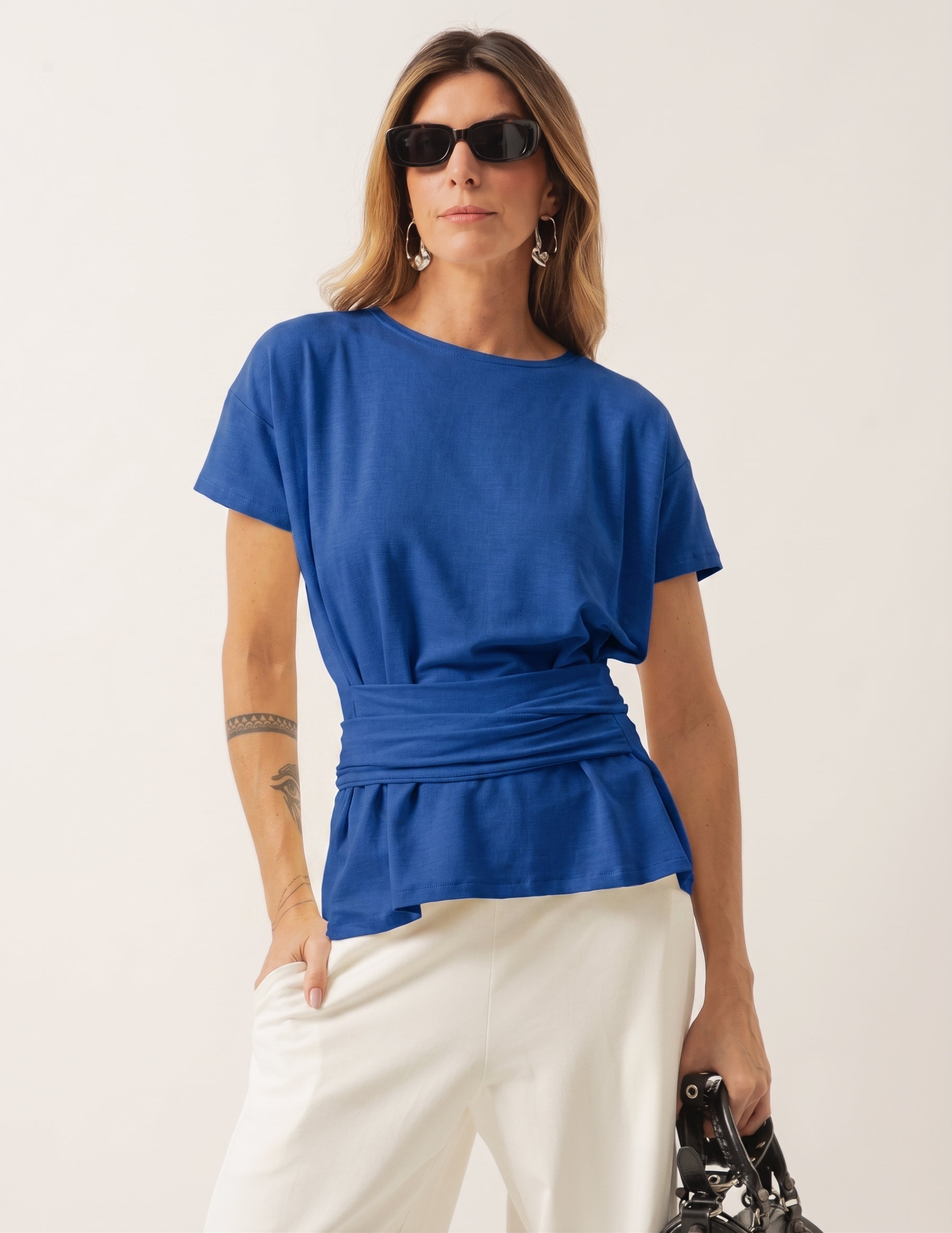 Blusa Haia Azul Bic