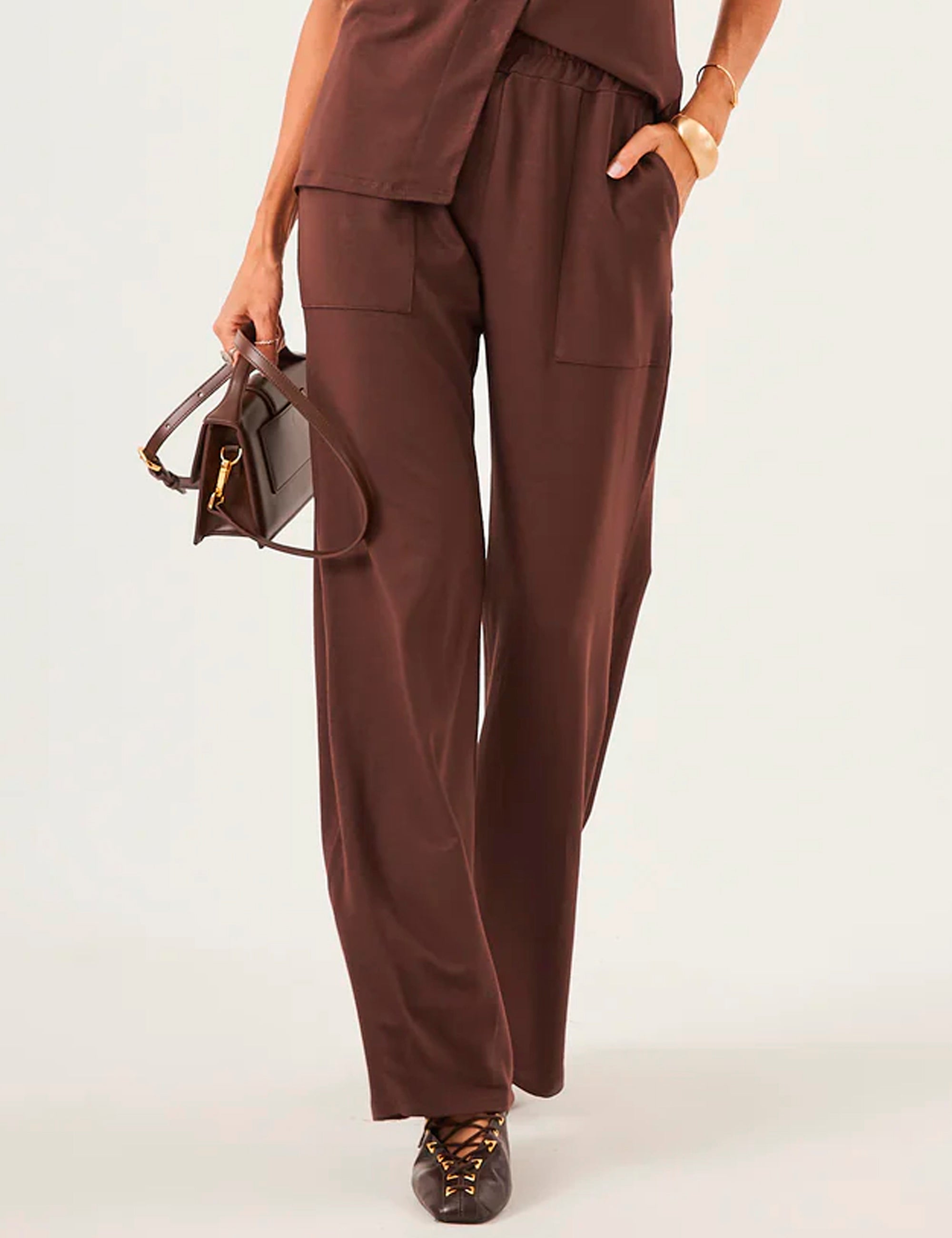 Calça Cora Marrom