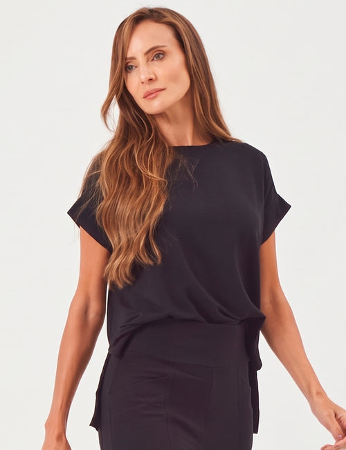 Blusa Mullet Eleonora Preto
