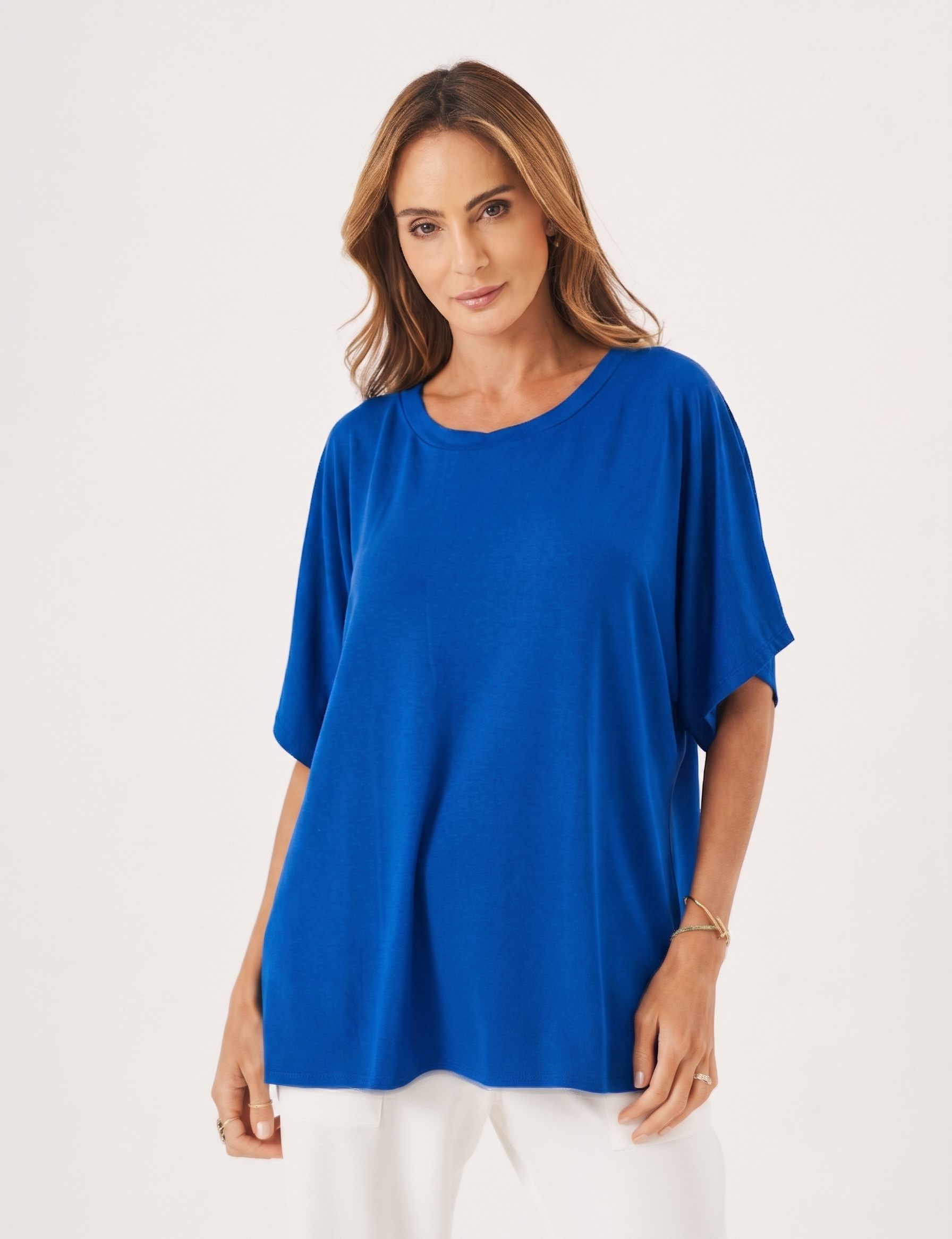 Blusa Elisa Azul Bic