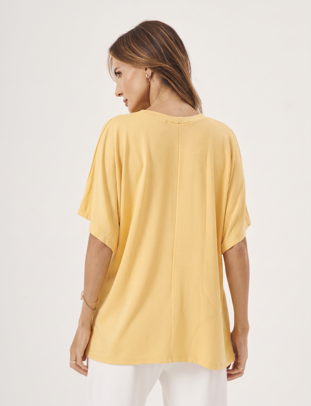 Blusa Elisa Amarelo Manteiga