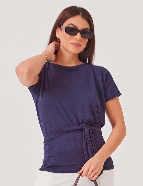 Blusa Haia Azul Marinho