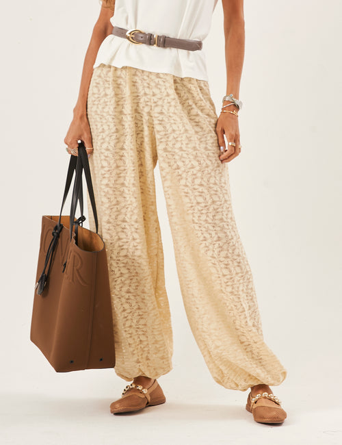 Calça Aladin Renda Off White