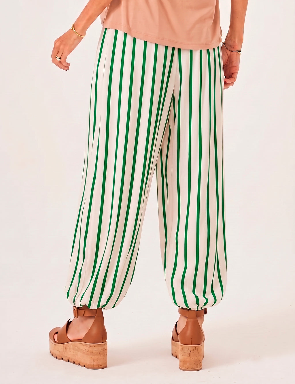 Calça Aladin Listras Verde