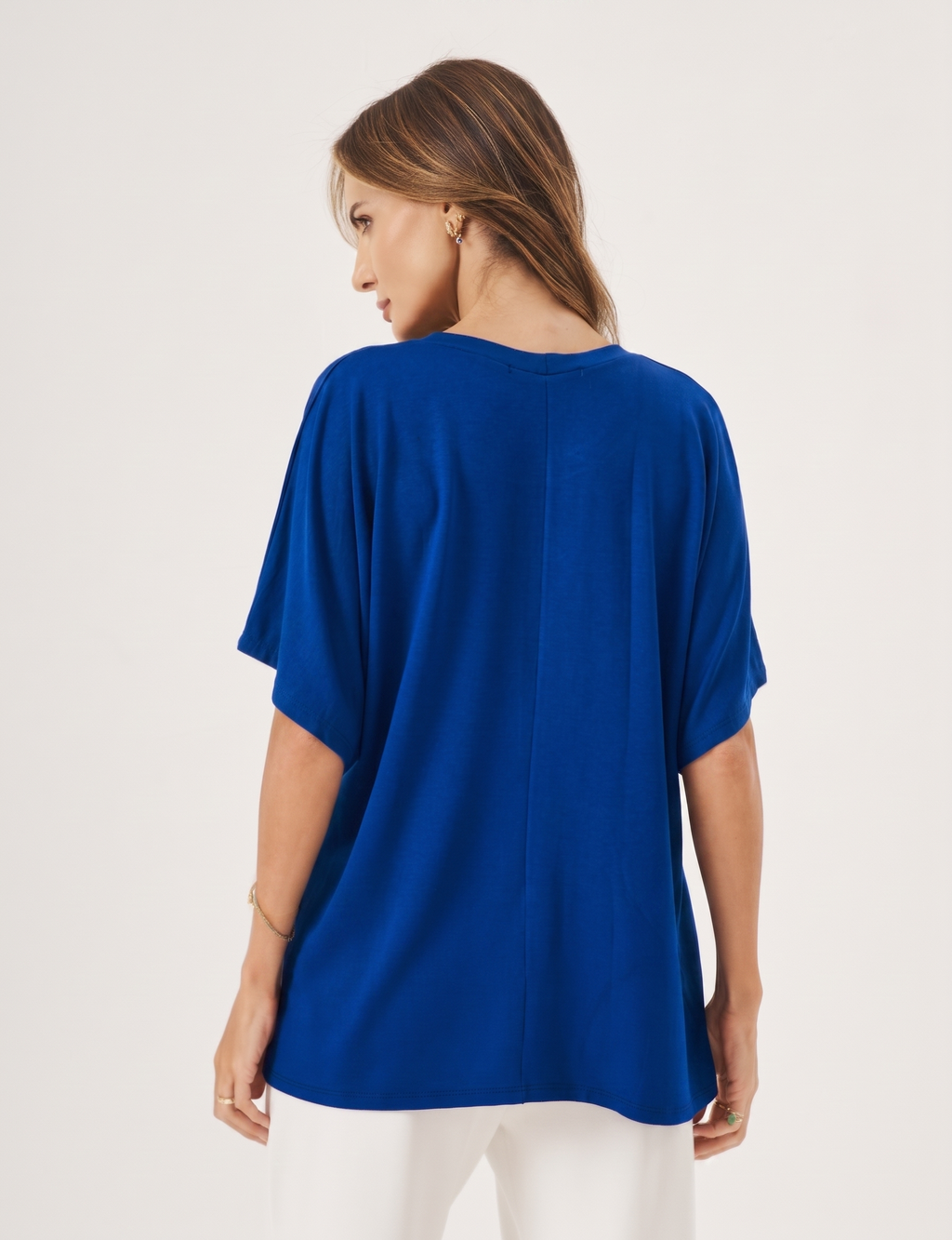 Blusa Elisa Azul Bic