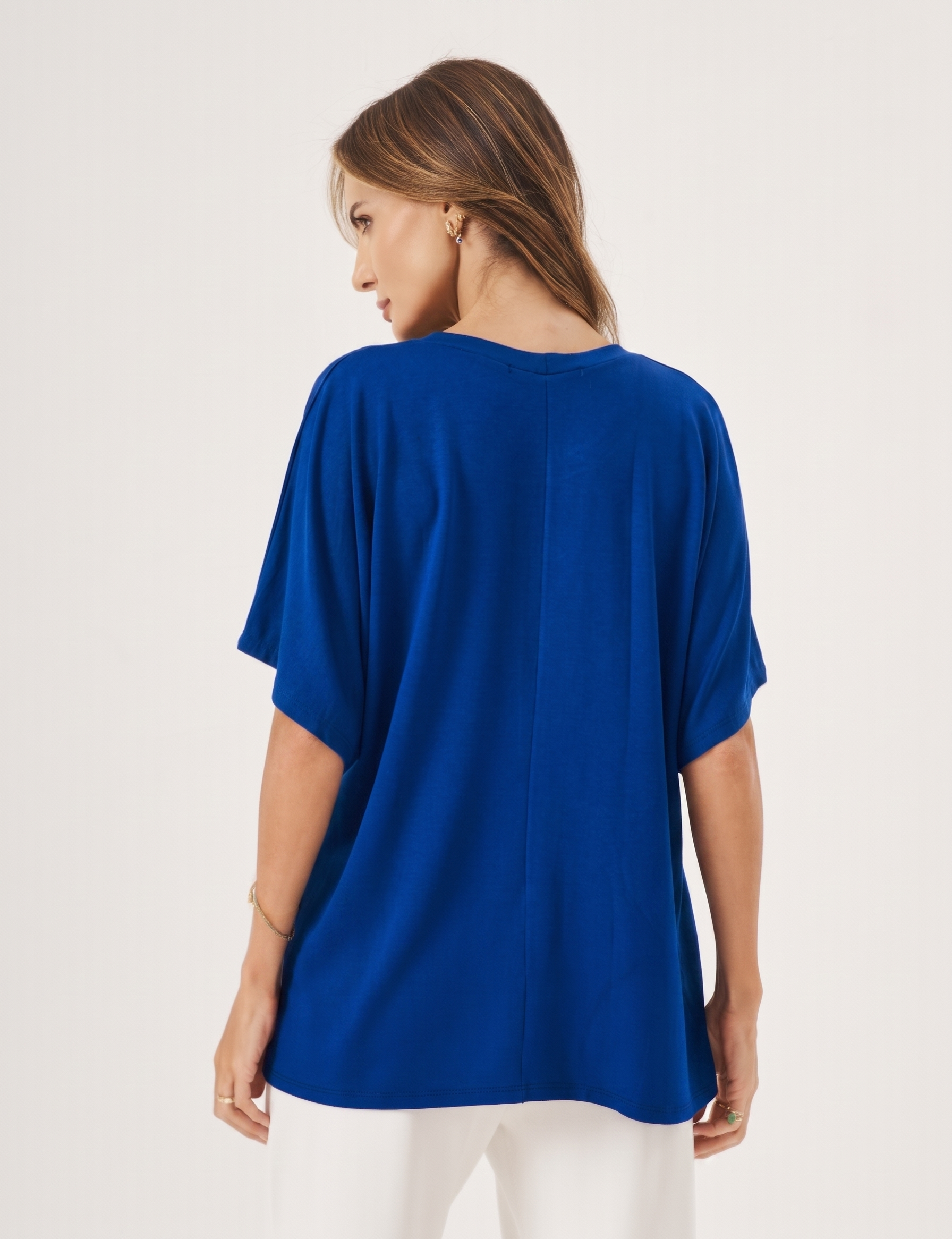 Blusa Elisa Azul Bic