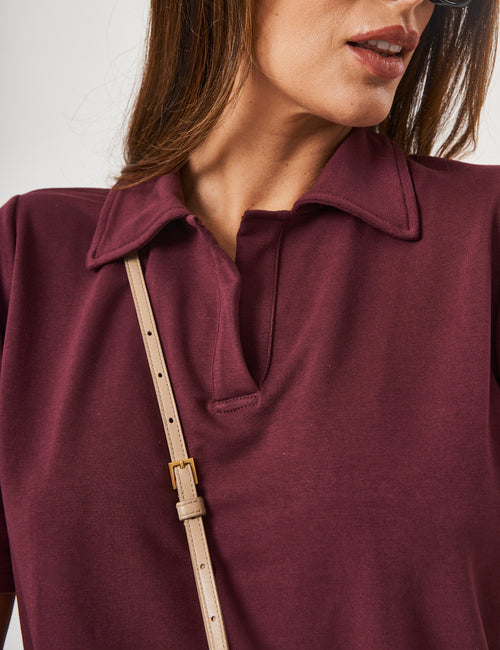 Blusa Ravenna Malbec