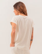 Blusa Mullet Eleonora Off White