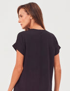 Blusa Mullet Eleonora Preto