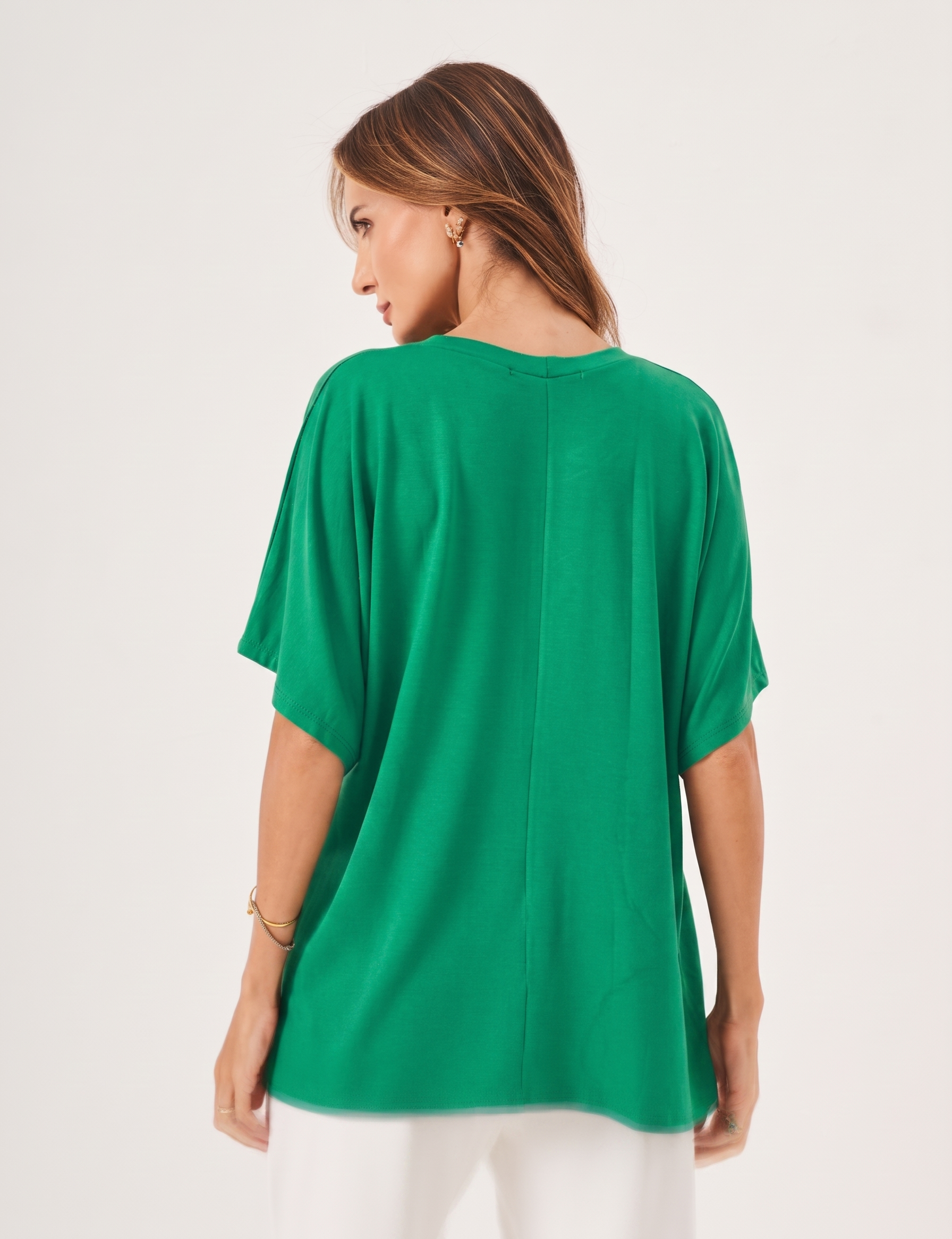 Blusa Elisa Verde Bandeira