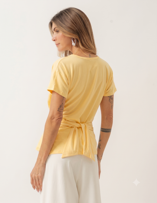 Blusa Haia Amarelo Manteiga