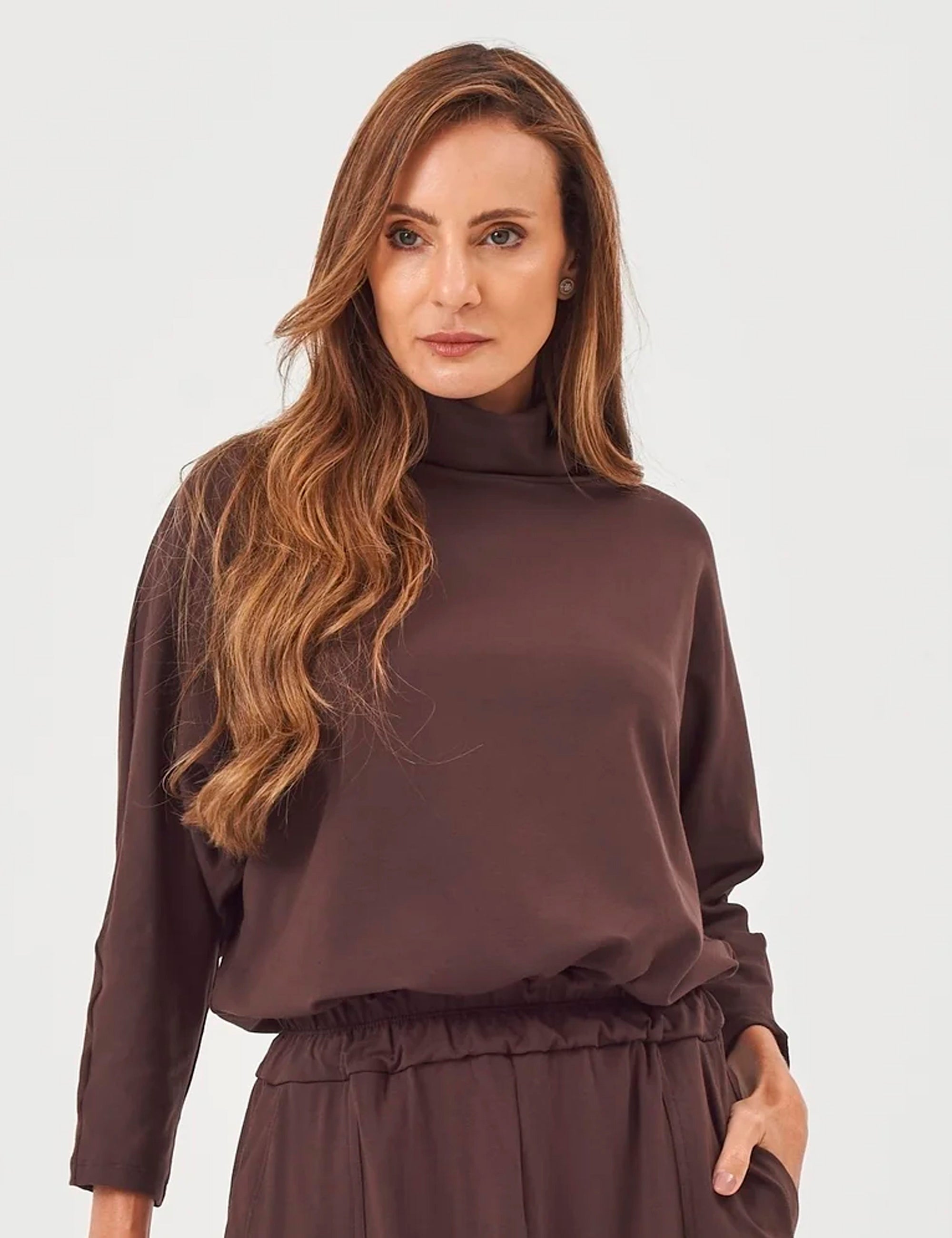 Blusa Panama Marrom