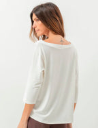 Blusa Gola Careca Off White