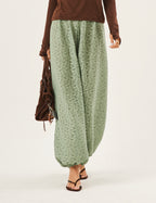 Calça Aladin Renda Verde Menta