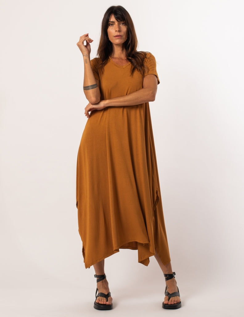 Vestido Aretha Caramelo