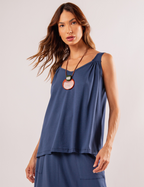 Blusa Atenas Marinho