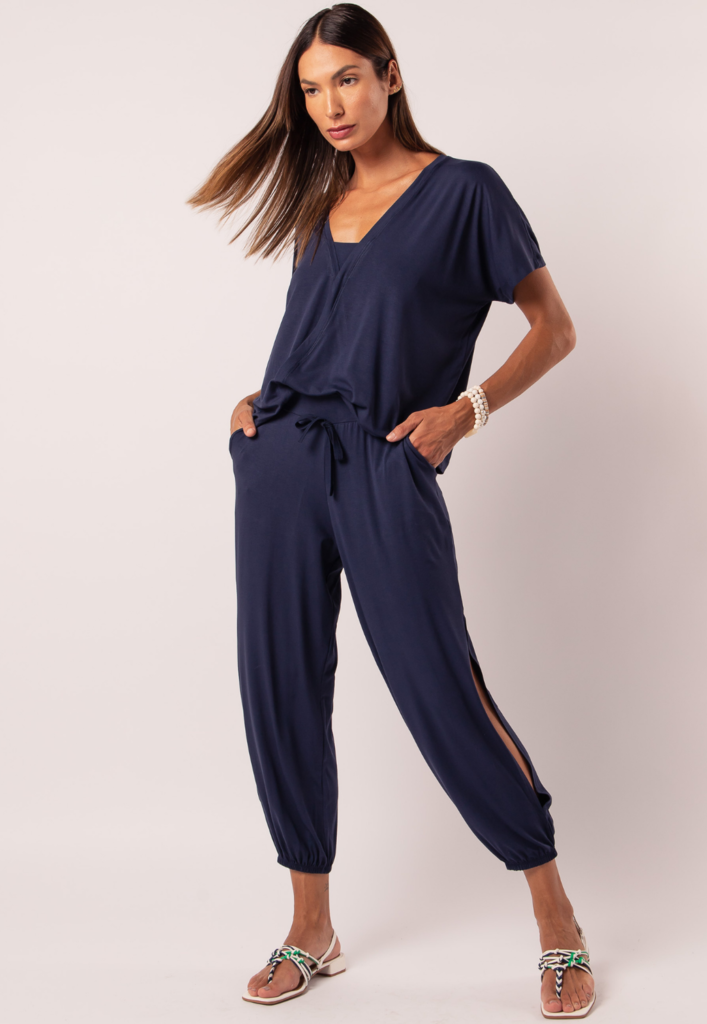 BLUSA TRANSPASSADA MARINHO