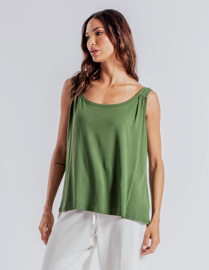 BLUSA REGATA ATENAS VERDE MILITAR
