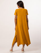 Vestido Aretha Mostarda