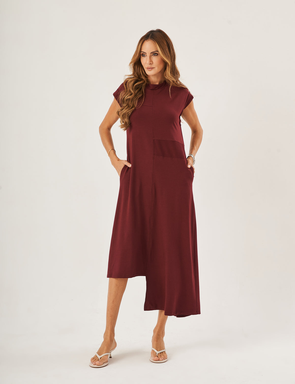 Vestido Desconstruído Jordana Malbec