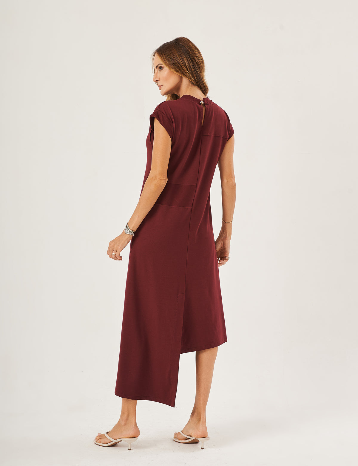 Vestido Desconstruído Jordana Malbec