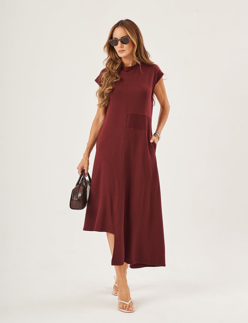 Vestido Desconstruído Jordana Malbec