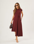 Vestido Desconstruído Jordana Malbec