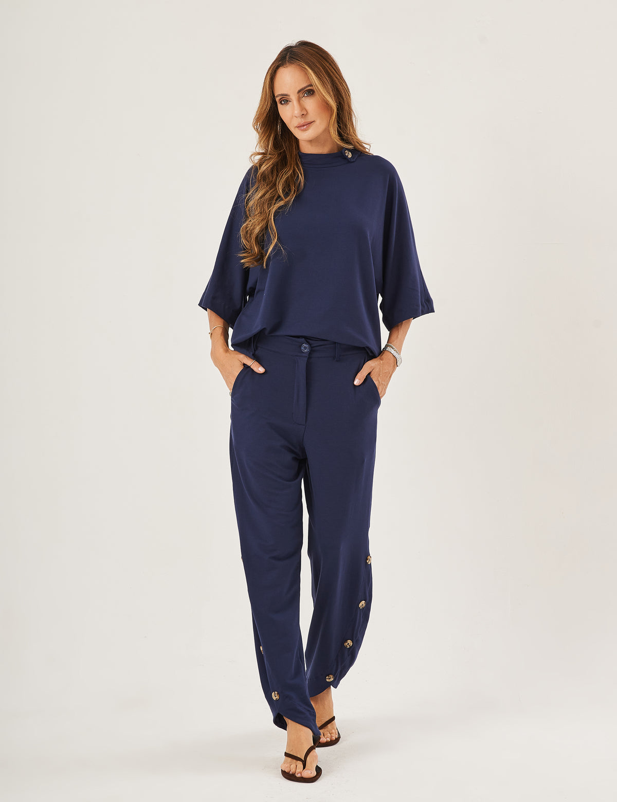 Conjunto Mavie Azul Marinho
