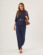 Conjunto Mavie Azul Marinho
