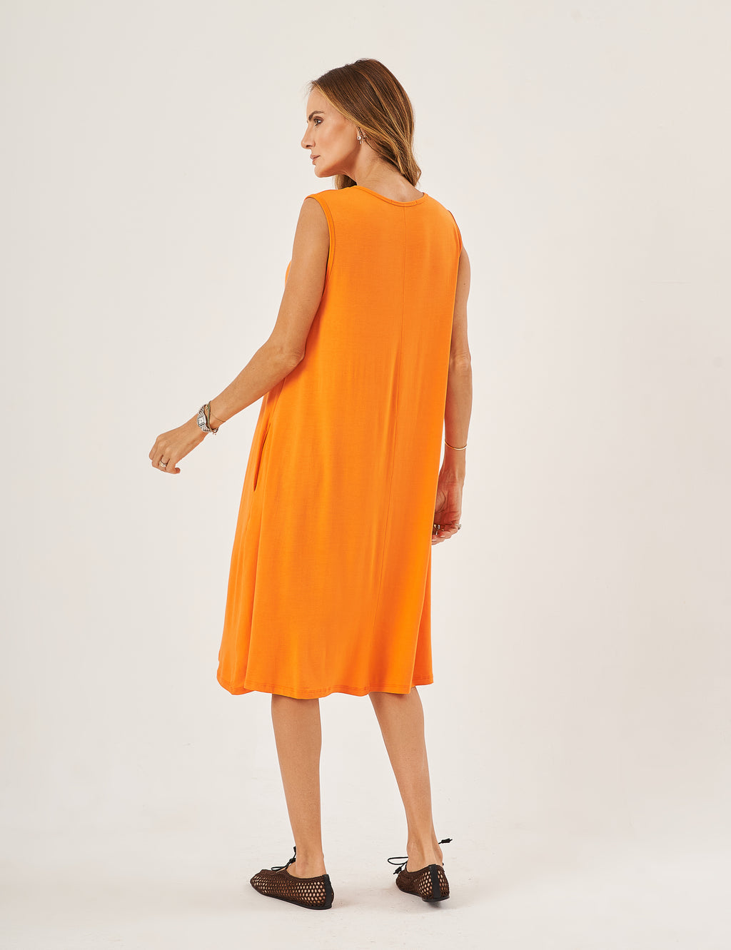 Vestido Liz Laranja
