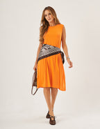 Vestido Liz Laranja