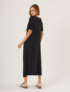 Vestido Olivia Linhas Preto