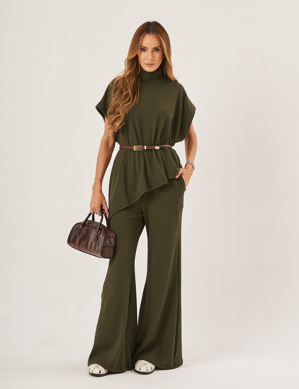 Conjunto Sara Verde Militar