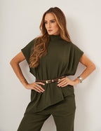 Conjunto Sara Verde Militar
