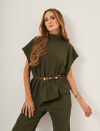 Conjunto Sara Verde Militar