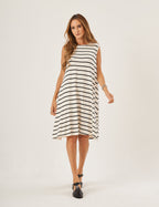 Vestido Liz Listras Pretas