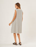 Vestido Liz Listras Pretas