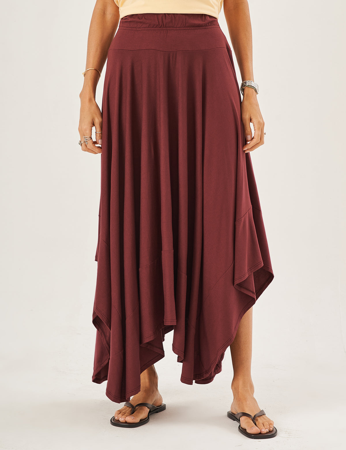 Saia Midi Eloá Malbec