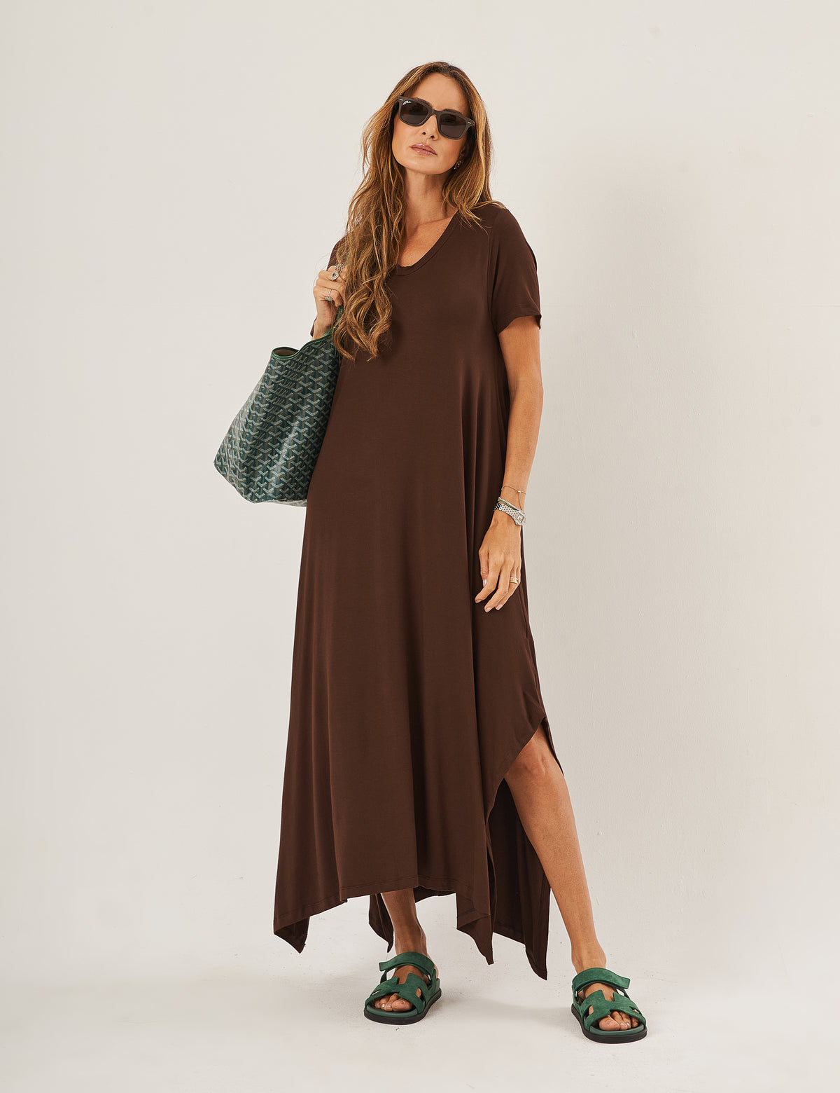 Vestido Aretha Marrom