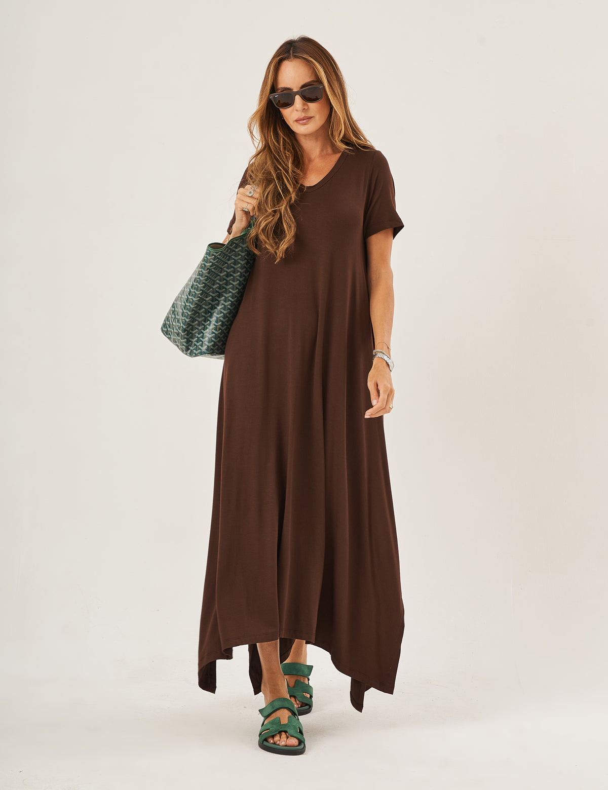 Vestido Aretha Marrom