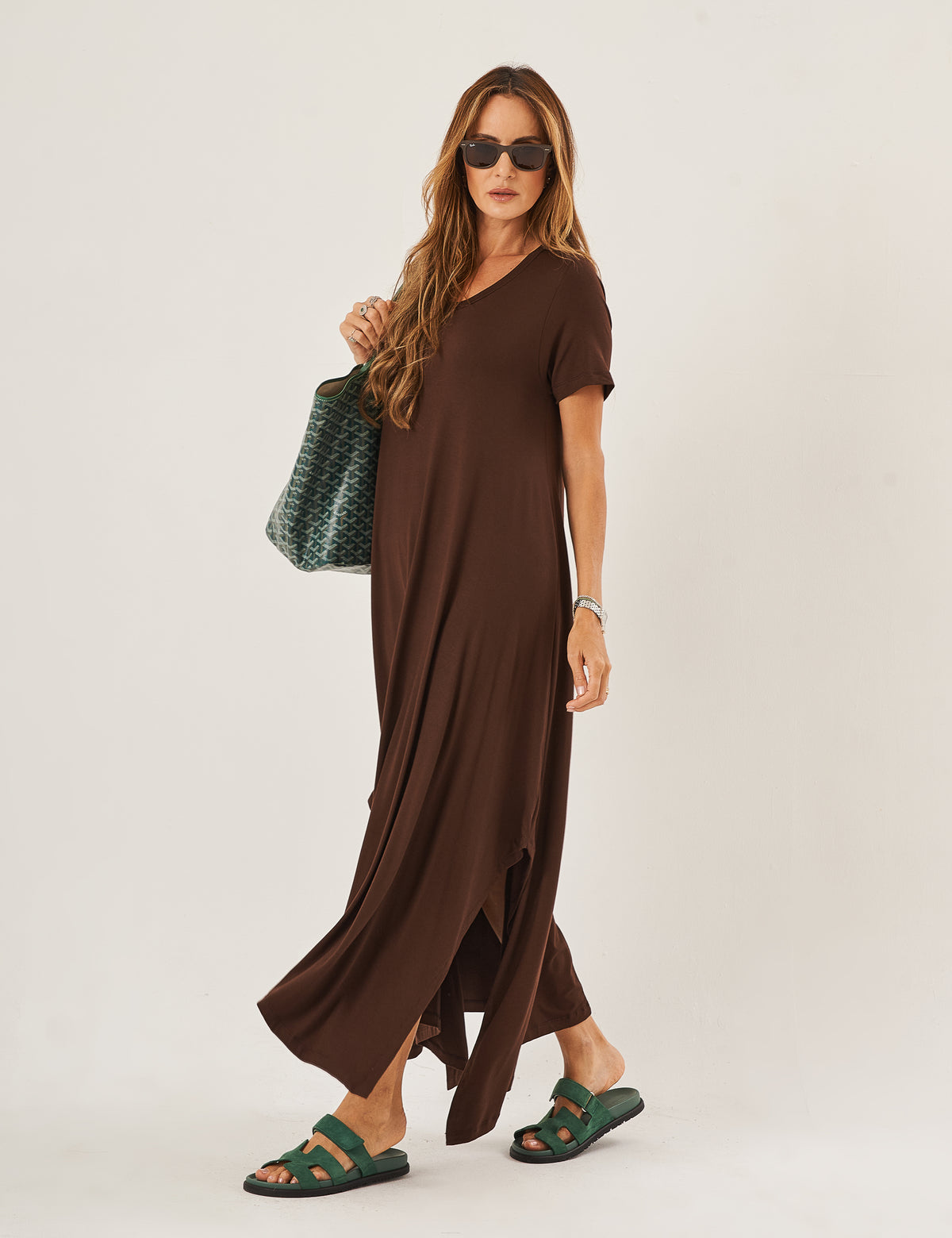 Vestido Aretha Marrom
