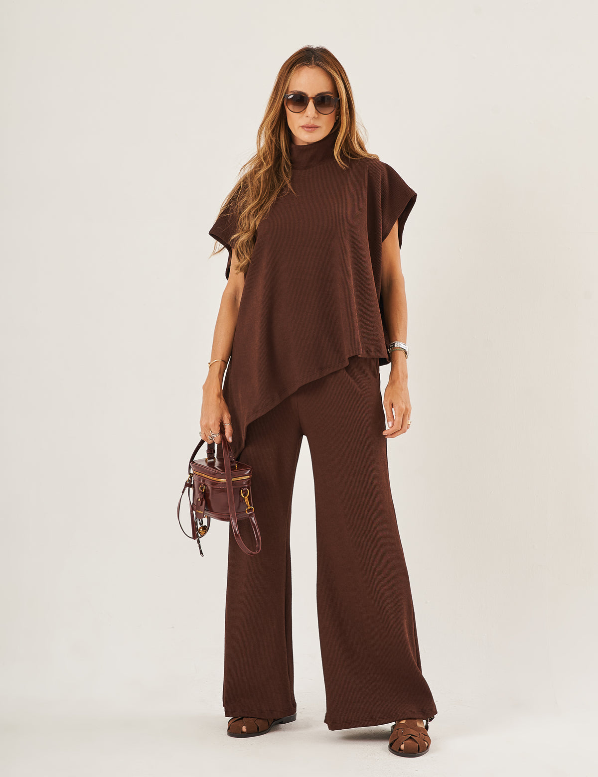 Conjunto Sara Marrom