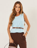 Blusa Ayla Azul Bebê