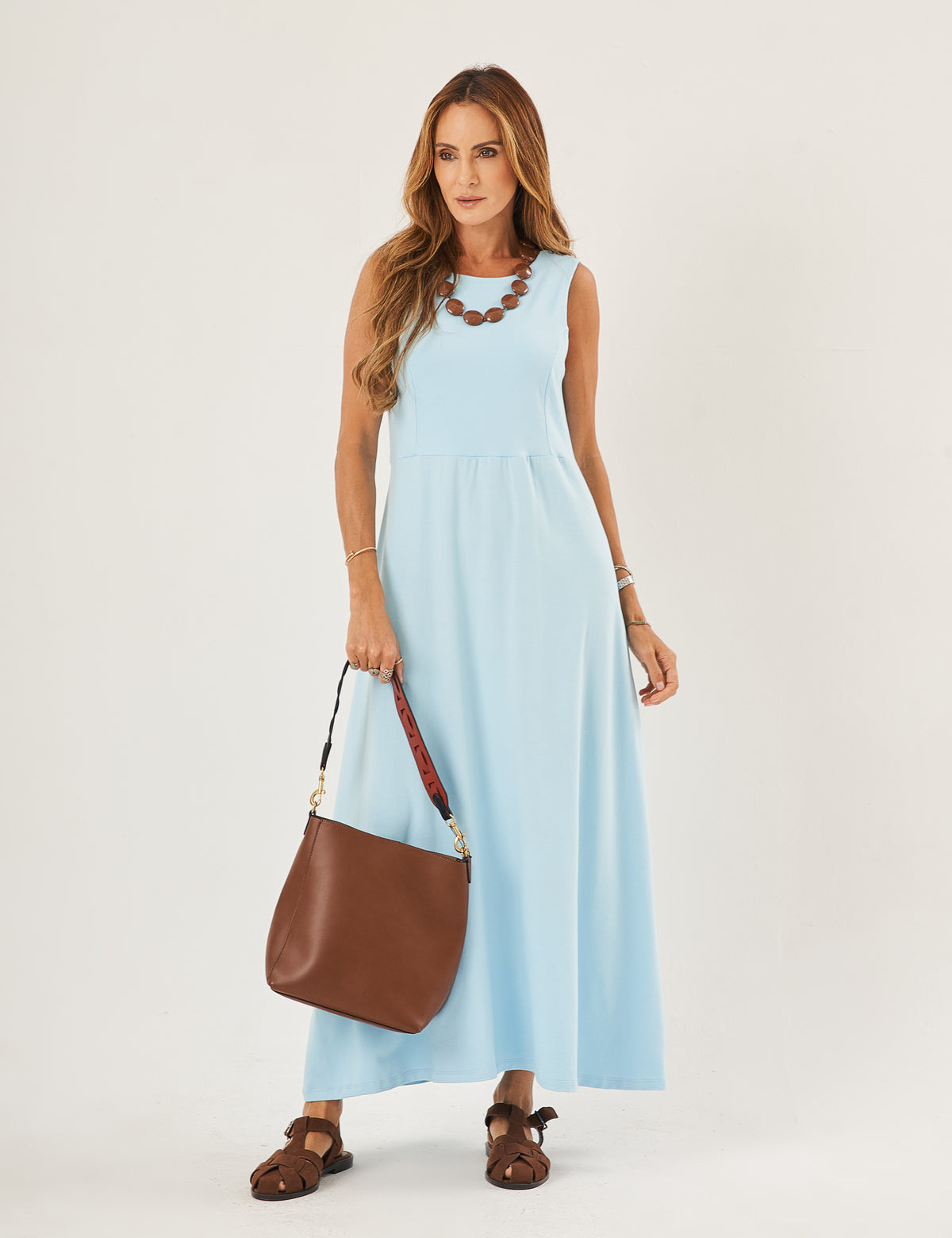 Vestido Naomi Azul Claro
