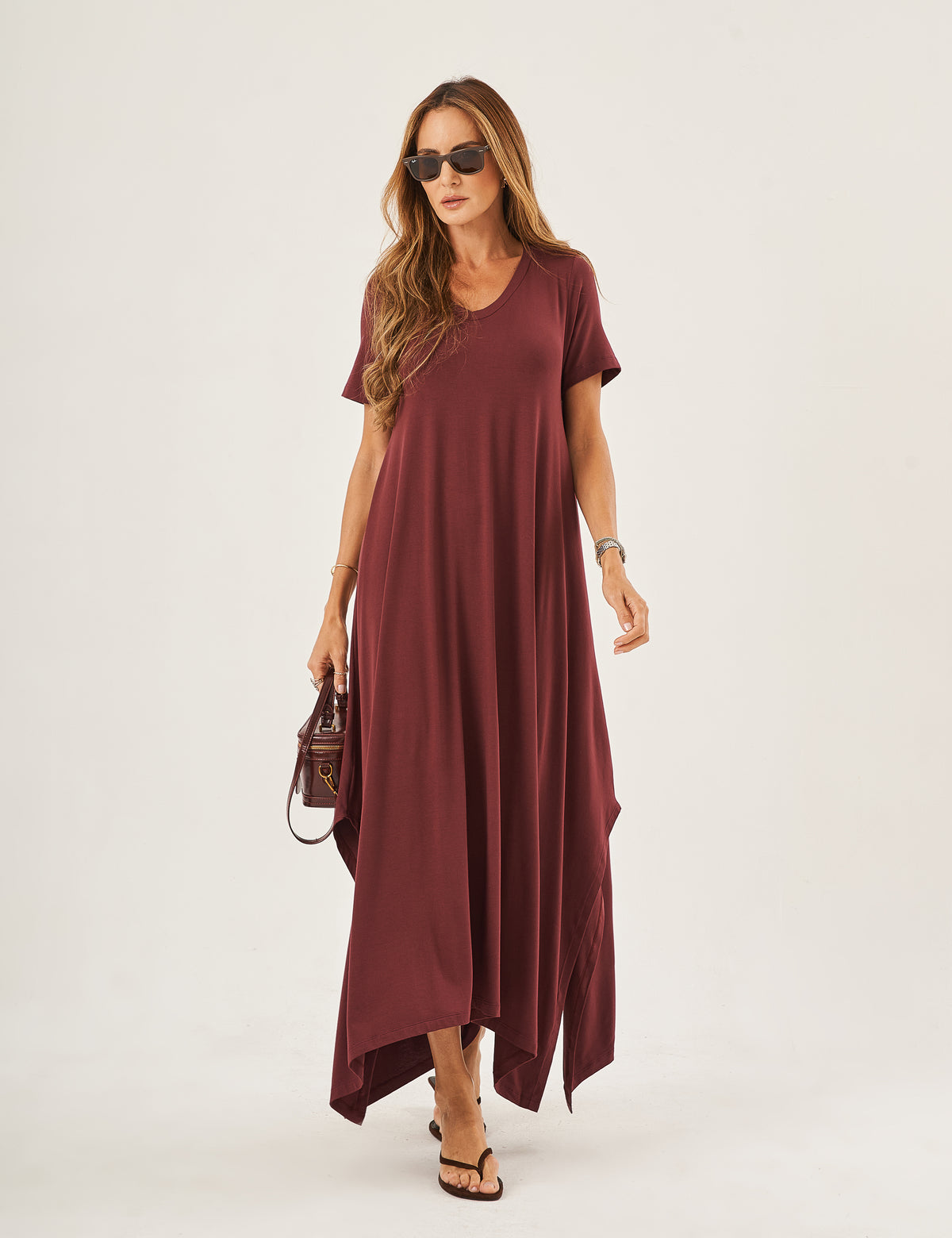 Vestido Aretha Malbec